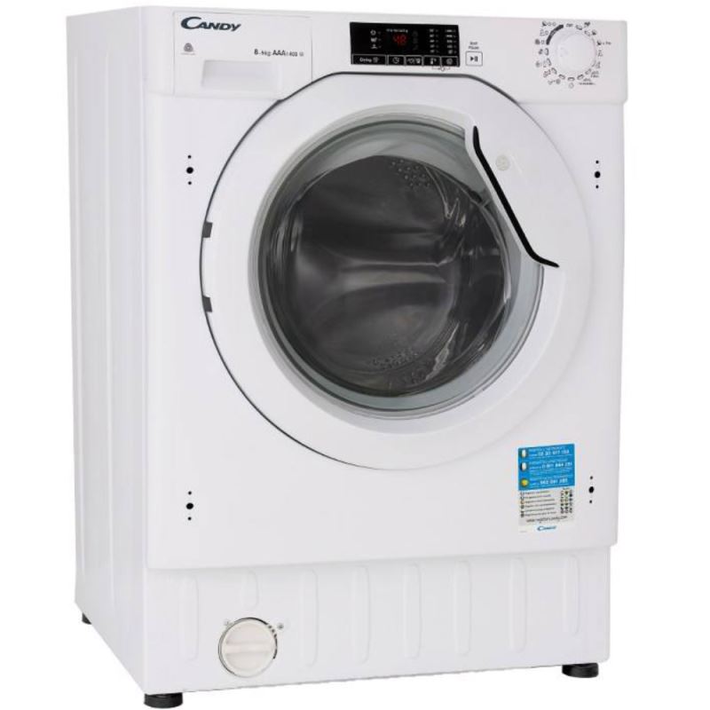 ماشین لباسشویی و خشک کن توکار کندی مدل CDB-485-D با ظرفیت 8 کیلوگرم و 5 کیلوگرم خشک کن
