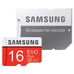 کارت حافظه microSDXC سامسونگ مدل Evo Plus کلاس 10 استاندارد UHS-I U1 سرعت 95MBps ظرفیت 16 گیگابایت به همراه آداپتور SD