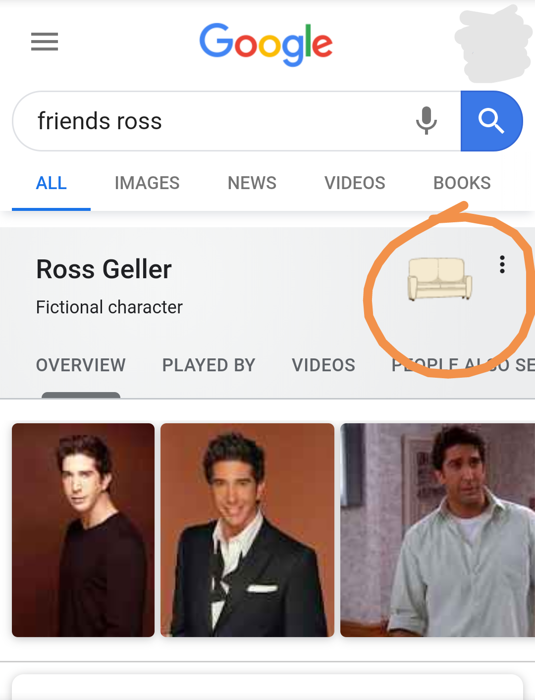 friends ross google