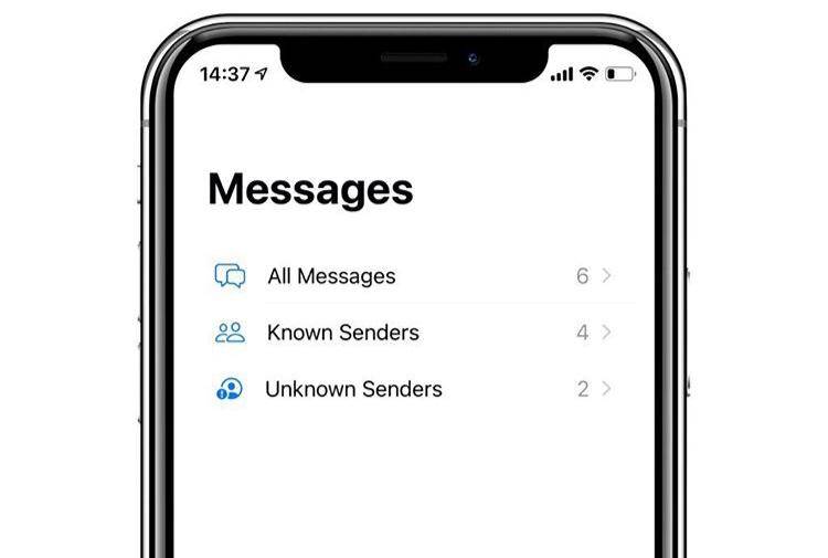 messages in ios 14
