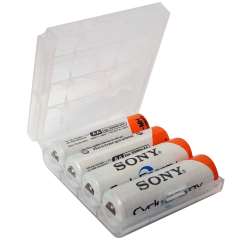 باتری قلمی قابل شارژ سونی کد HR6 ظرفیت 3000 میلی آمپرساعت بسته 4 عددی
