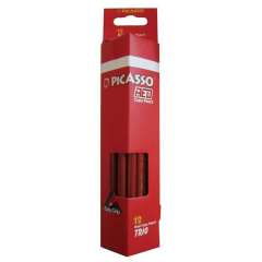 مداد قرمز پیکاسو مدل Easy Grip بسته 12 عددی